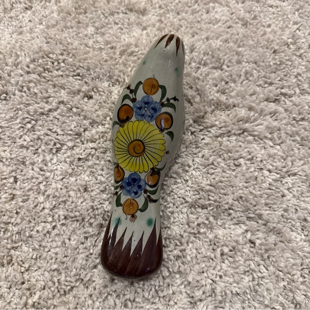 Vintage Tonala Mexican folk art pottery bird - Picture 2 of 4